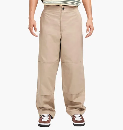 Штаны унисекс Nike B Twill Double Knee Pants Beige FV7349-247