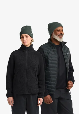 Шапка унисекс JACK WOLFSKIN Rib Black 1903892-4136