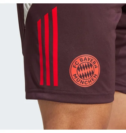 Шорты мужские Adidas Fc Bayern Tiro 24 Training Bordo IS9949