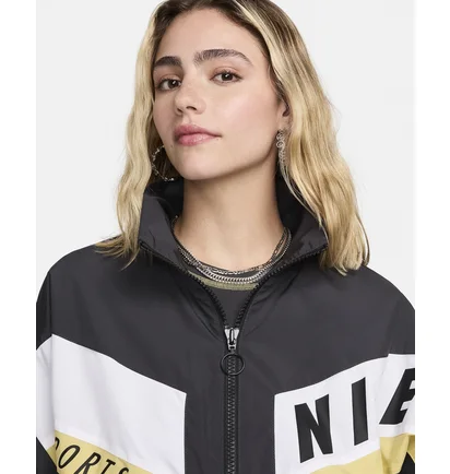 Олимпийка женская Nike Sportswear Woven Jacket Black HF5956-070