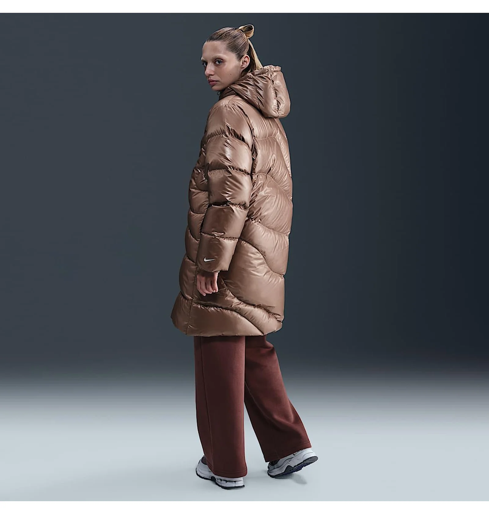 ᐉ Пуховик женский Nike Nsw Tf Dwn Swsh Parka Brown HV2751-214