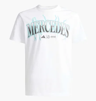 Футболка детская Adidas Mercedes - Amg Petronas Formula One Team Graphic White KH1079