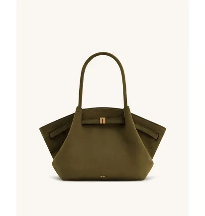 Сумка жіноча JW PEI Hana Medium Faux Suede Tote Bag Olive BB2024BG92786JWP