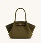 Сумка жіноча JW PEI Hana Medium Faux Suede Tote Bag Olive BB2024BG92786JWP