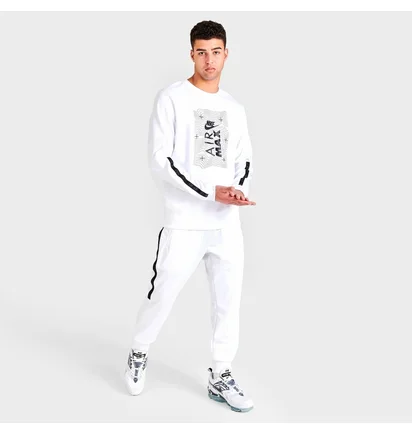 Свитшот мужской Nike Sportswear Air Max Sweatshirt White Dv2334-100