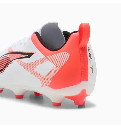 Бутсы детские Puma Ultra 5 Play Fg/Ag White/Red 108170-01