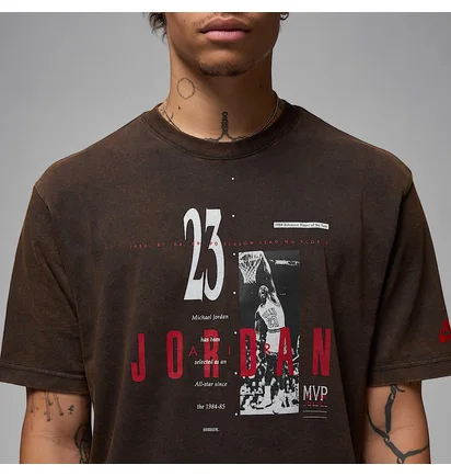 Футболка чоловіча Air Jordan M J Reissue Gx Ss Crew Brown HJ2356-010
