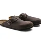 Тапочки унисекс BIRKENSTOCK Boston Soft Footbed Clog Brown 159711