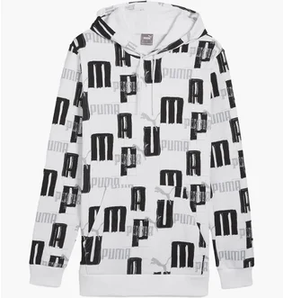 Худи мужское Puma Ess+ Logo Lab Aop Hoodie Fl White/Black 678983-02