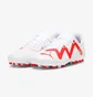 Бутсы унисекс Puma Future Play Mg Youth Football Boots White 107390-01