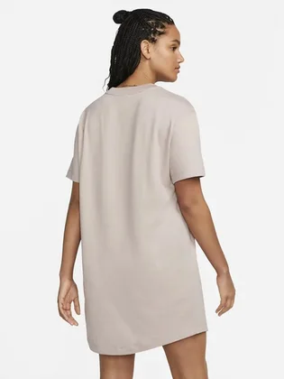 Платье женское Nike Nsw Essntl Ss Dress Tshrt Beige DV7882-104