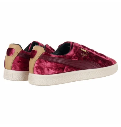 Кроссовки женские Puma Clyde X Extra Butter Unisex Bordo 362320-01