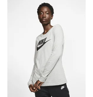 Лонгслив женский Nike Womens Long-Sleeve T-Shirt Grey Bv6171-063