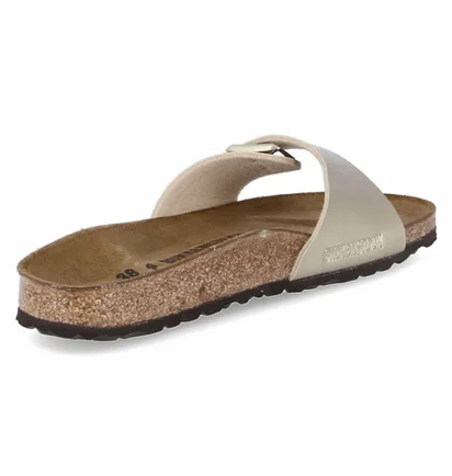 Тапочки жіночі BIRKENSTOCK Madrid Metallic/Yellow 1016107