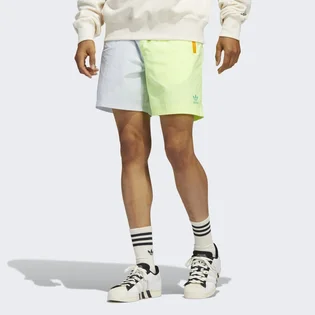 Шорты мужские Adidas Blocked Woven Shorts Light Blue/Green Hc2142