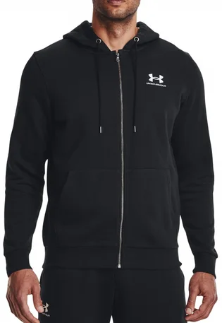 Толстовка чоловіча Under Armour Essential Fleece Fz Hood-Blk Black 1373881-001