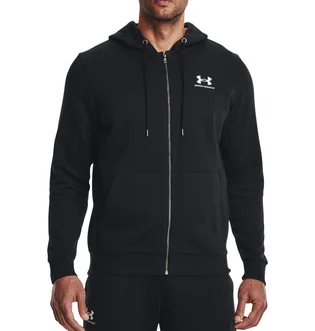 Толстовка чоловіча Under Armour Essential Fleece Fz Hood-Blk Black 1373881-001