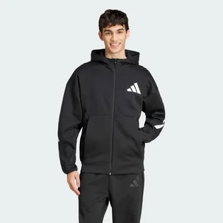 Толстовка чоловіча Adidas New Z.N.E. Full-Zip Black JD5984