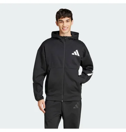 Толстовка мужская Adidas New Z.N.E. Full-Zip Black JD5984