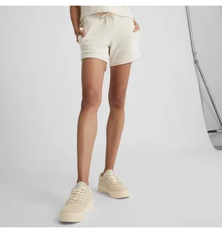 Шорты женские Puma Ess Elevated Shorts Beige 677946-87