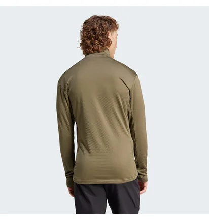 Кофта мужская Adidas Terrex Multi Light Fleece Full-Zip Jacket Olive IQ3742