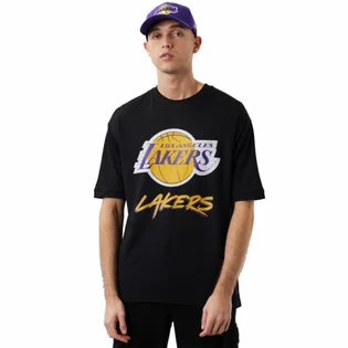 Футболка чоловіча NEW ERA Nba Los Angeles Lakers Script Mesh Black 60284737