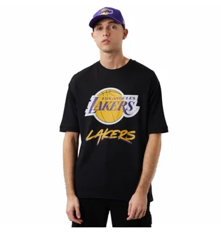 Футболка чоловіча NEW ERA Nba Los Angeles Lakers Script Mesh Black 60284737