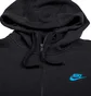 Толстовка чоловіча Nike M Nsw Club Dt Hoodie Fz Bb Black DQ8384-011