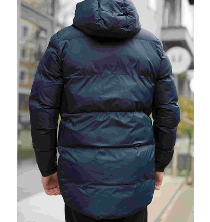 Пуховик чоловічий New Balance Team Base Blue MJ031540NV