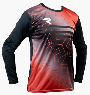 Лонгслив мужской Redline Gk Shirt Black/Orange RLCL28