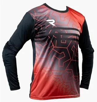 Лонгслів чоловічий Redline Gk Shirt Black/Orange RLCL28