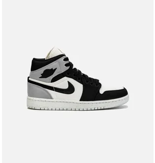 Кросівки жіночі Air Jordan 1 Retro Mid Se Light Steel Black/White DV0427-100