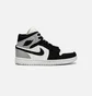 Кроссовки женские Air Jordan 1 Retro Mid Se Light Steel Black/White DV0427-100