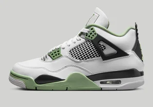 Кроссовки женские Air Jordan 4 Retro Seafoam White Aq9129-103
