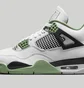 Кроссовки женские Air Jordan 4 Retro Seafoam White Aq9129-103