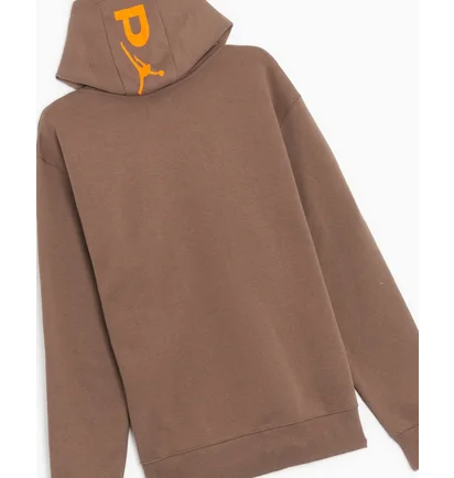 Худи мужское Air Jordan X Psg Fleece Hoodie Brown DZ2923-274