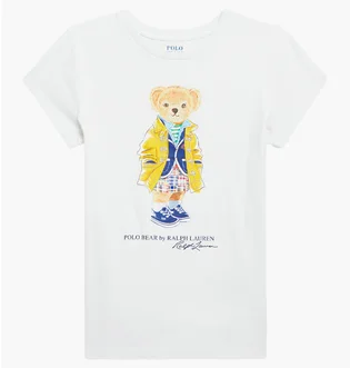 Футболка детская Polo Ralph Lauren Regular Fit White 313901142001