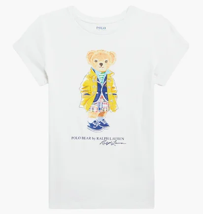 Футболка детская Polo Ralph Lauren Regular Fit White 313901142001