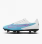 Бутсы унисекс Nike Phantom Gx Academy Sg-Pro Anti-Clog Traction White/Light Blue DD9471-446