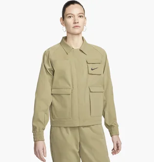 Куртка женская Nike W Nsw Swsh Jkt Wvn Olive FD1130-276