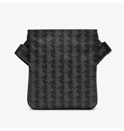 Сумка мужская Lacoste Monogram Black NH4260LX-0-H45