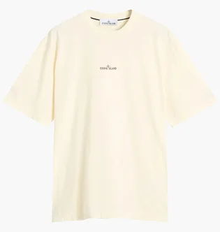 Футболка мужская Stone Island Industrial Print Beige K2S152100037-S0241-V0093