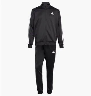 Спортивный костюм мужской Adidas Sportswear Basic 3-Stripes French Terry Black JC5375