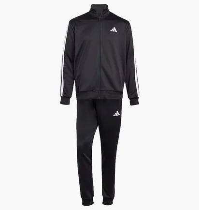 Спортивный костюм мужской Adidas Sportswear Basic 3-Stripes French Terry Black JC5375