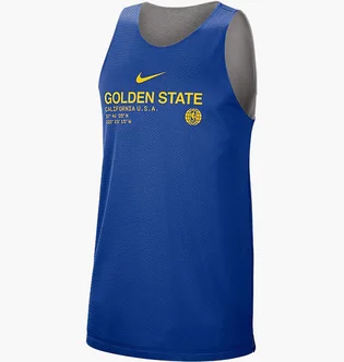 Майка чоловіча Nike Nba Golden State Warriors Standard Issue Reversible Blue CN0710-495