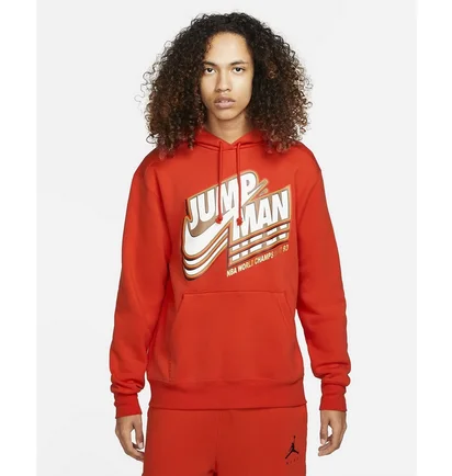 Худи мужское Air Jordan Jumpman Orange DC9604-673