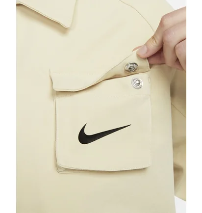 Куртка жіноча Nike Sportswear Swoosh Beige Fd1130-783