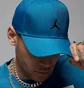 Кепка унисекс Air Jordan J Rise Cap S Cb Mtl Jm Blue FD5186-457