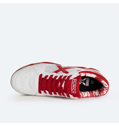 Футзалки чоловічі Munich One 53 In White/Red 3071053