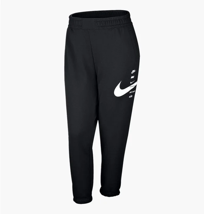 Штаны женские Nike Sportswear Swoosh Fleece Pants Black CU5631-011